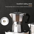 thumbnail image 4 of Cafetière Espresso Polyvalente en Aluminium/acier Inoxydable pour Cuisinière, Moka, pour Maison, Cuisine, Bureau, 4 of 5