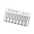 thumbnail image 2 of Piano de bolsillo ligero y resistente para niños, teclado electrónico para cumpleaños, nuevo Blanco, 2 of 9