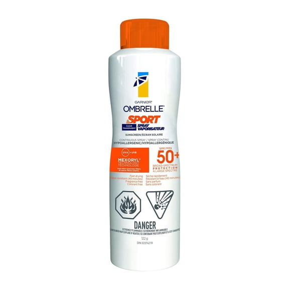 Ombrelle Sport SPF 50+ Sunscreen Spray, 122g