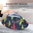 thumbnail image 4 of Yayeee Pillowcase Queen Size Set of 2 Satin Wrinkle Resistant Envelope Pillow Case, Colorful Space Cat, 4 of 8