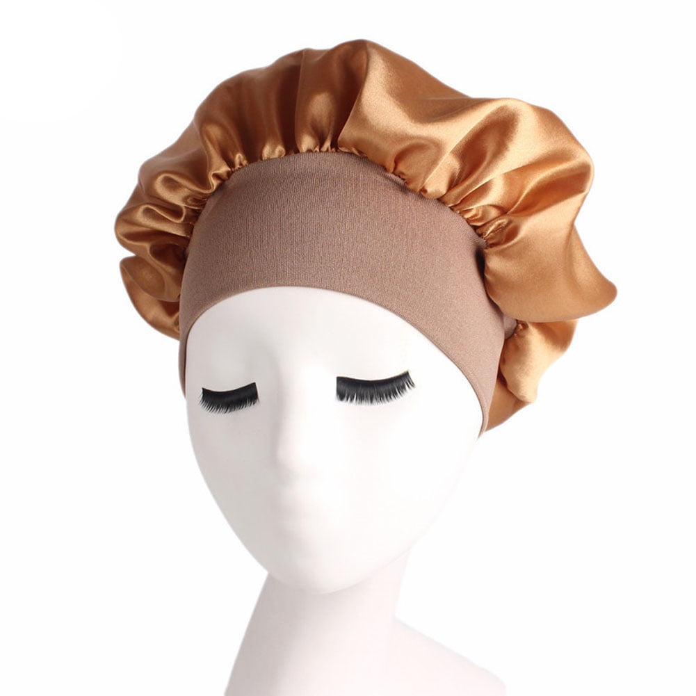 Wayren USA Satin Night Sleep Cap Women Fizzy Hair Care Bonnet Sleeping Hat  Head Cover Wrap 
