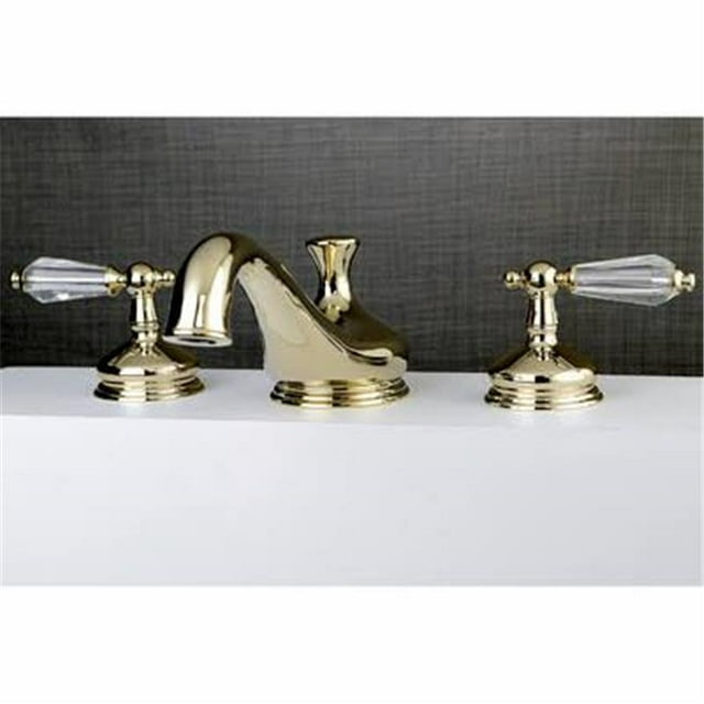 Roman Tub Filler with Cross Handle, Polished Brass