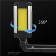 thumbnail image 4 of Ounissouiy Luz de trabajo de aluminio COB plegable tipo C carga recargable 3 engranajes banco de energía ajustable lámpara de emergencia para Iluminación novedosa, 4 of 6