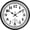 12 Silver, variant on 13 Inch Dark Brown Vintage Waterproof Indoor/Outdoor Wall Clock with Thermometer & Hygrometer Large Silent Numerals & Accurate Timekeeping for Living Room, Porch&Garden&Pool