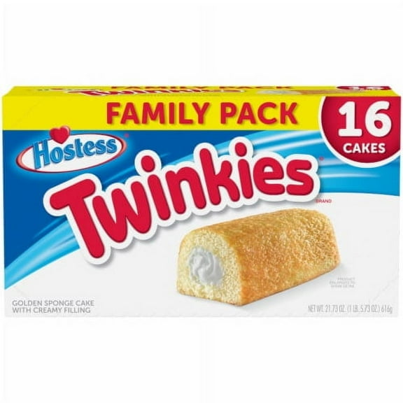 Hostess Twinkies Cream Filled Golden Sponge Cakes 16 ct / 21.73 oz.