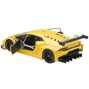 Lamborghini Huracan GT3 Yellow with Pearl Effect-Giallo Into 1-18 Scale Model Car