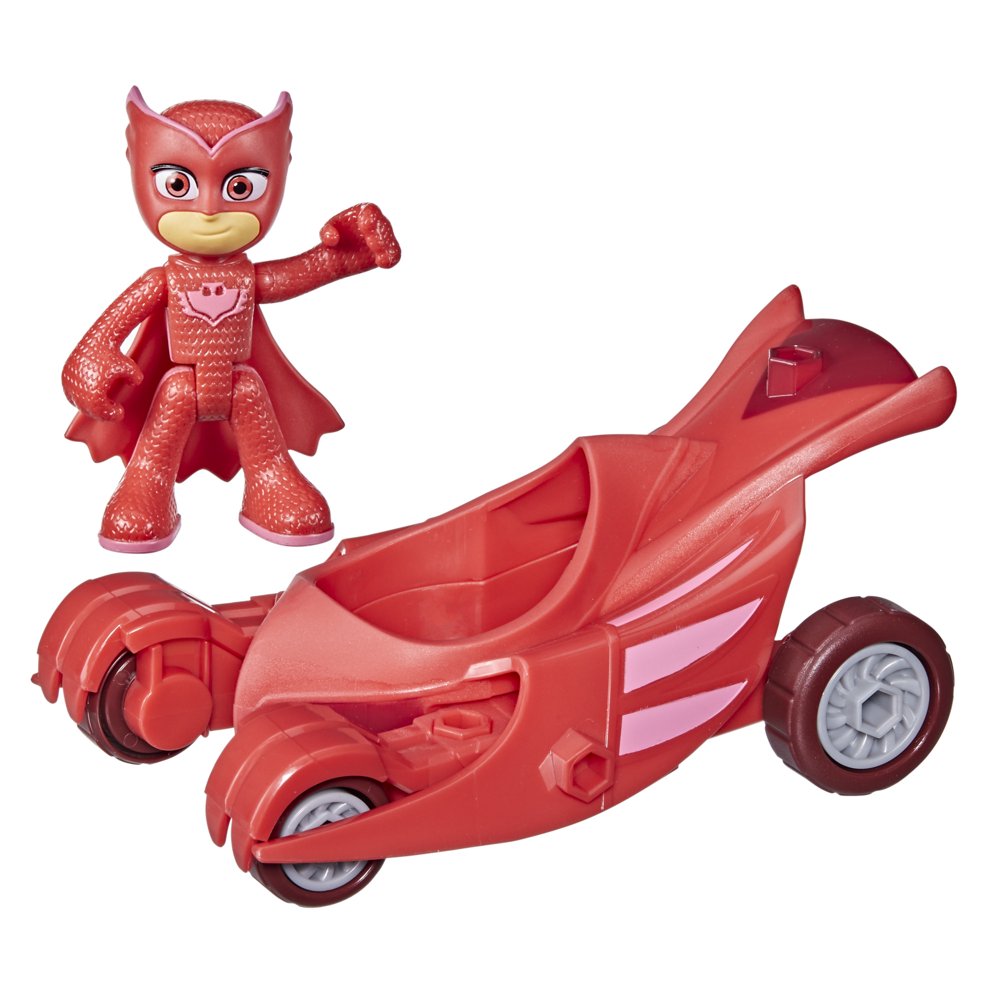 PJ Masks Owl Glider Preschool Toy, Owlette Car with Owlette Action