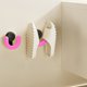thumbnail image 5 of Zapatero para armario, estante para zapatillas de baño, sin perforaciones, tipo ventosa, drenaje de pared para inodoro, gancho para guardar zapatillas, puede colgar un par de zapatillas de plástico, g, 5 of 6
