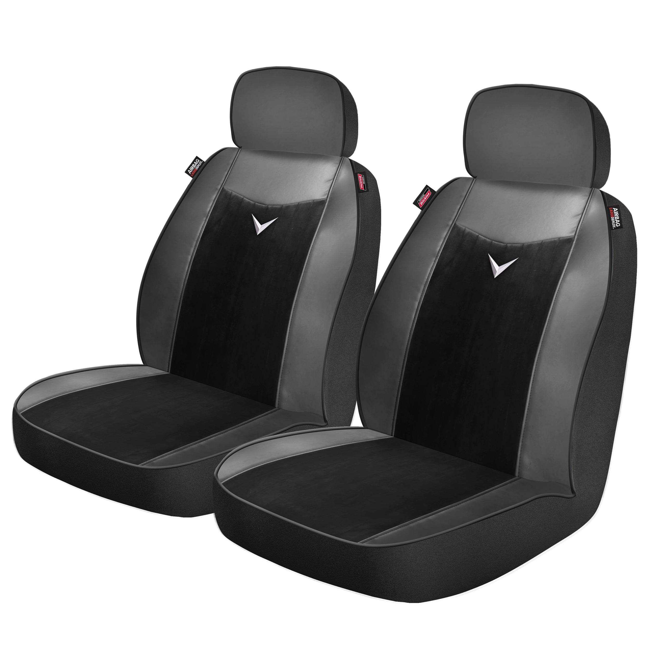 Genuine Dickies Classics 2 Piece Low Back Seat Covers Hornet Black, 40221WDI