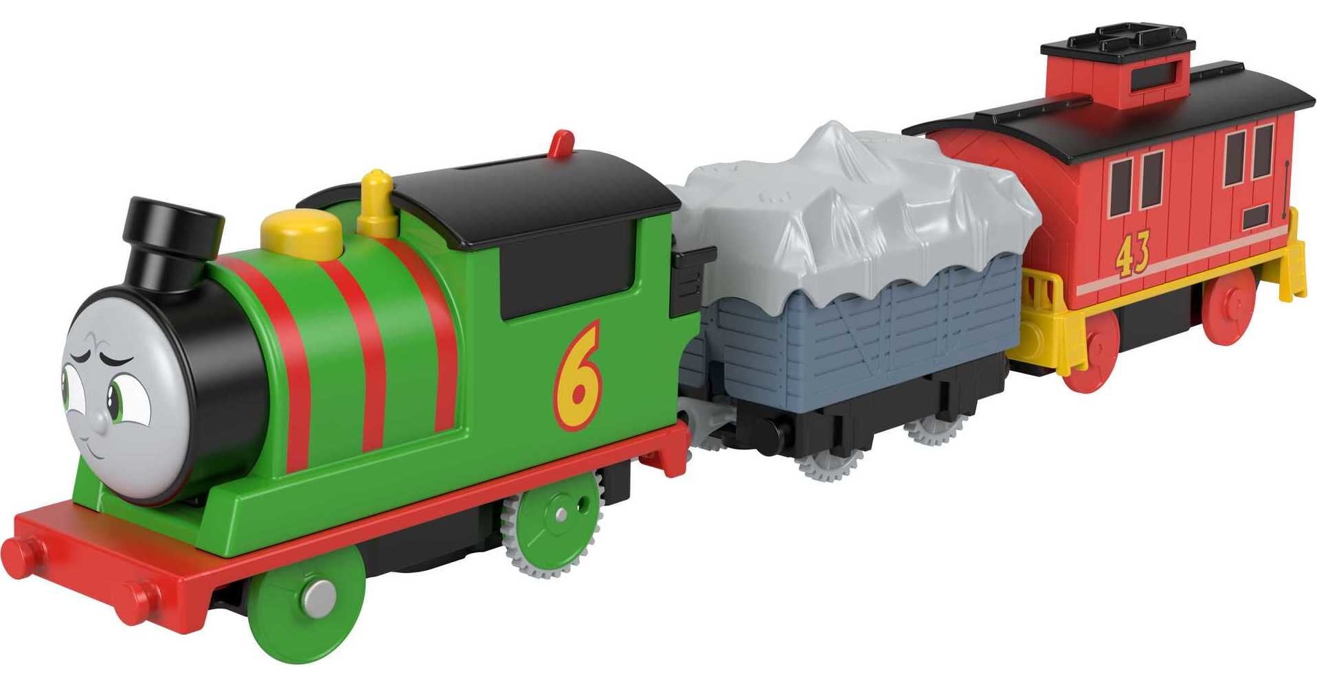 Thomas & Friends Percy & Brake Car Bruno Motorized Vehicle Set
