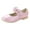 Pink, variant on Children Casual Sneakers Little Girls Shoes White Leather Shoes Bowknot Girls Princess Shoes Single Shoes Performance Shoes