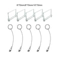 thumbnail image 1 of Becaristey 10PCS Trailer Square Clips With Matel Ropes Clips Trailer Accessories Square Clips Lynch 8*70mm A8064, 1 of 6