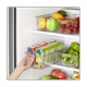 thumbnail image 3 of 4 contenedores organizadores de refrigerador de plástico transparente para congelador, gabinete de cocina y organización de despensa, 3 of 6