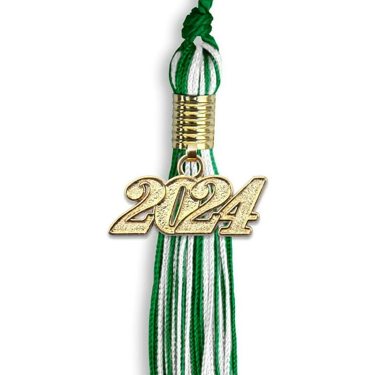 Green White Graduation Tassel With 2024 Year-Graduation Party&Graduati –  Graduation Tassel Home