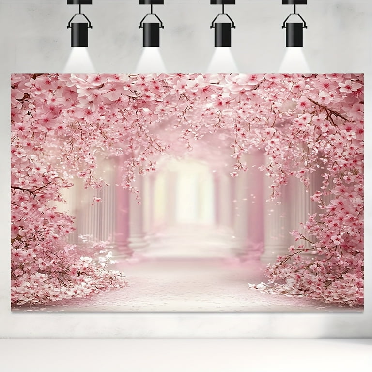 Cherry Blossom Backdrop Pink Flower Cherry Blossom Tree Wedding