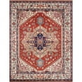 thumbnail image 2 of Pasargad Home Serapi 12' x 12' Hand-Knotted Wool Rust/Ivory Square Rug - All Ages, Indoors, 2 of 4