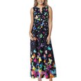 thumbnail image 4 of Innerwin Longues Robes Maxi à Imprimé Floral pour Femmes, Robe d'Été de Plage, Vacances, Sans Manches, Robe Débardeur Hawaïenne Style A 5TG, 4 of 7