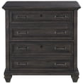 thumbnail image 3 of Beaumont Lane 4 Drawer Lateral File Cabinet in Weathered Charcoal, 3 of 3