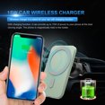 thumbnail image 1 of Soporte para teléfono celular magnético 15W Cargador de coche inalámbrico Puerto USB para iPhone 12/13/14 Likrtyny Accesorios para autos y motos, 1 of 5