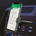 thumbnail image 4 of Cellet CD Slot Car Phone Holder Mount Cradle Three Side Grips One Touch Design Compatible with Apple iPhone, Samsung Galaxy, Google Pixel and more, 4 of 8