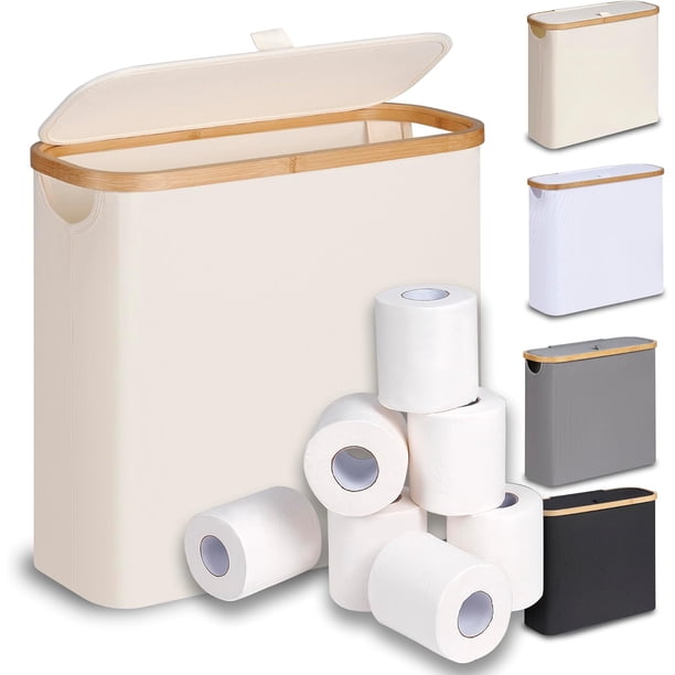DENNY INTERNATIONAL Soporte Independiente Para Papel Higiénico – Cromado, Estante Portarrollos De Baño