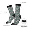 thumbnail image 4 of Bingfone Compression Socks for Women and Men Long Socks for Running Athletic Cycling Nurse- Hedgehogs and Flowers, 4 of 6