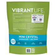 Vibrant Life Mini Crystal Cat Litter, Unscented, 8 lb Bag, 1 Count