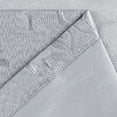 thumbnail image 3 of Dainty Home Majestic Satin Embroidered Damask Design 70" x 72" Shower Curtain in Silver, 3 of 6