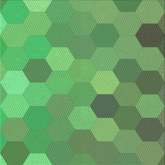 Ahgly Company Machine Washable Indoor Square Transitional Green Area Rugs, 8' Square