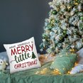 thumbnail image 2 of onlyliua ¡ Liquidación de Ofertas de Hoy! Fundamentos de Almohada Navideña con Muñeco Sin Rostro, Gnomo Enano, Duende, Enrejado, Árbol de Navidad, Copo de Nieve, Melocotón, Estampado para Sofá, 2 of 5