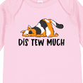 thumbnail image 4 of Inktastic Napping Dis Tew Much Longhair Calico Cat Boys or Girls Long Sleeve Baby Bodysuit, 4 of 5