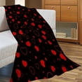 thumbnail image 5 of Fmlxio Gift Blanket, Valentines Day Throw Blanket Gifts for Mom, Wife, Red Pattern Blanket for Couch Sofa or Bed Deal for Days Holiday Decor, 5 of 7