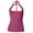 a-Pink135, variant on Womens Solid Color Halter Neck Crop Top With Tie Back Detail Slim Fit Sleeveless Summer Tank Top For Beach Pool Party Casual Wear Pink M