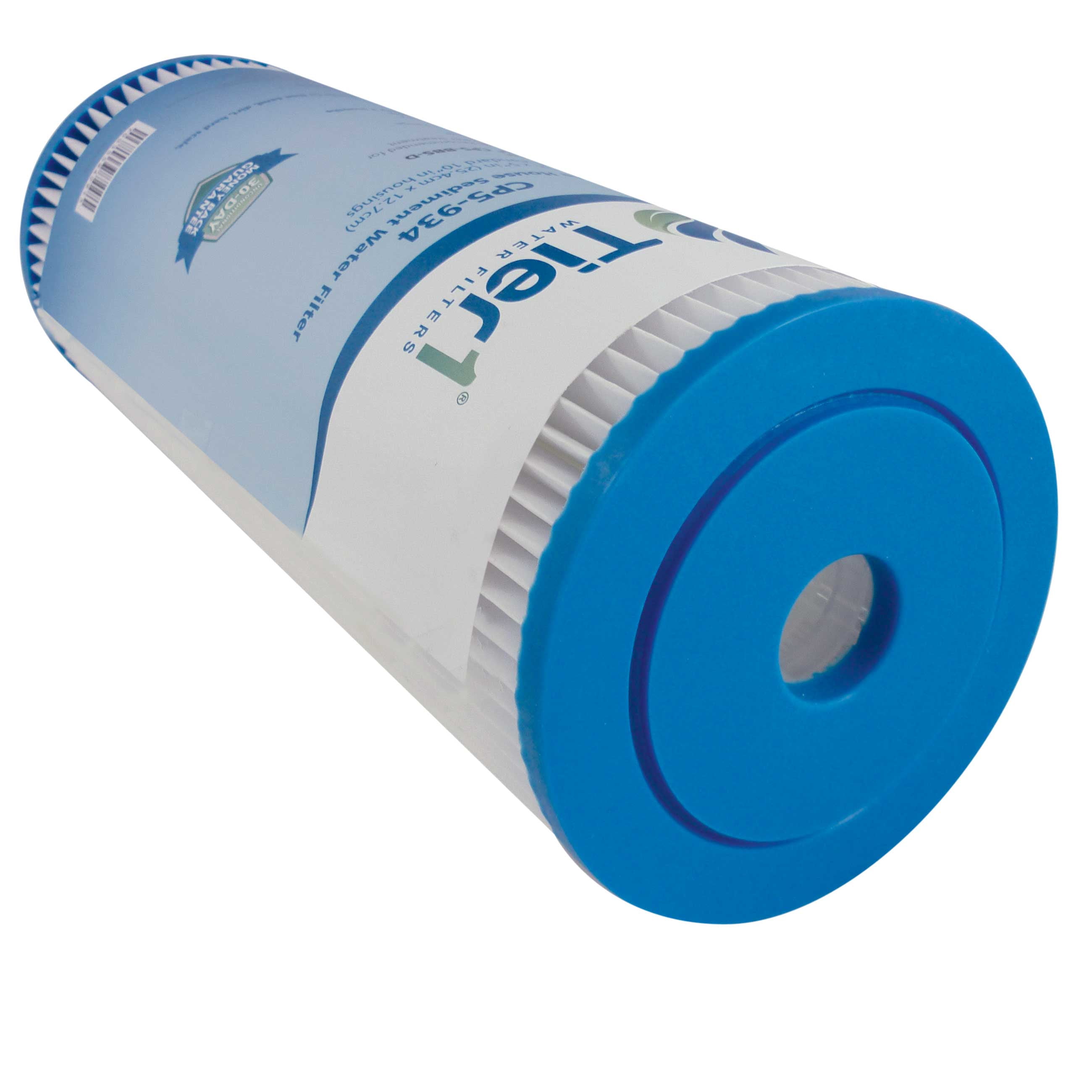 Tier1 5 Micron 10 Inch x 4.5 Inch | 4-Pack Pleated Polyester Whole House Sediment Water Filter Replacement Cartridge | Compatible with Culligan CP5-BBS-D, Pentek CP5-BB, W5CPHD, Home Water Filter