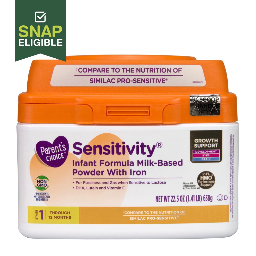 Parent's Choice Sensitivity Baby Formula Powder With Iron, 22.5 oz