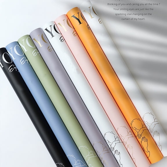 Flower Wrapping Paper,Confession Bouquet Paper Flower Wrapping Paper By XSAOP