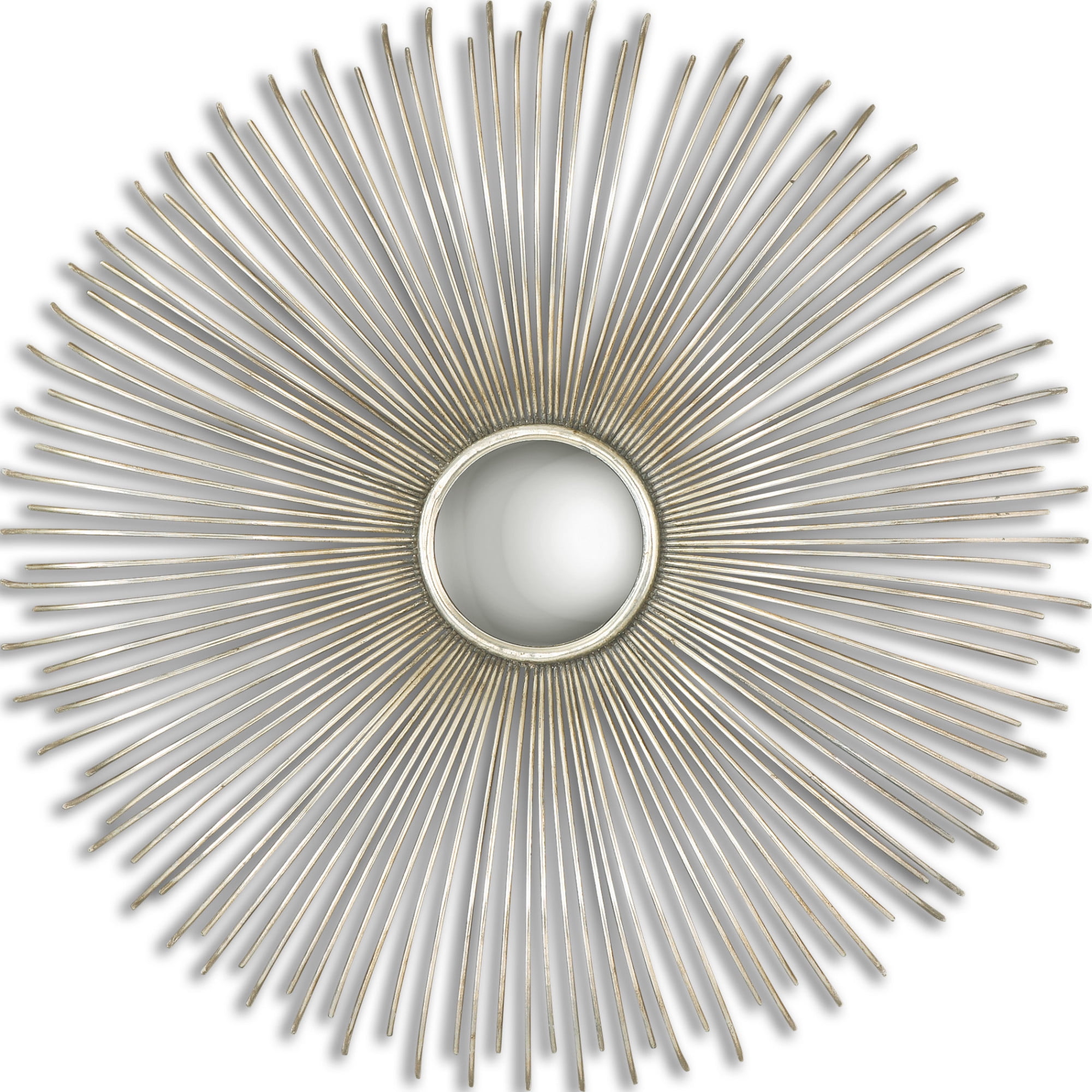 Uttermost 12888 Launa 32" Round Contemporary Sunburst Silver Wall