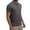 Gray, variant on Titcea Golf Shirts for Men Solid Color Buttons Lapel Short Sleeve Shirts Summer Gyms Exercise Running T-shirt Hawaiian Beach Vacation Casual Tops(S-2XL)