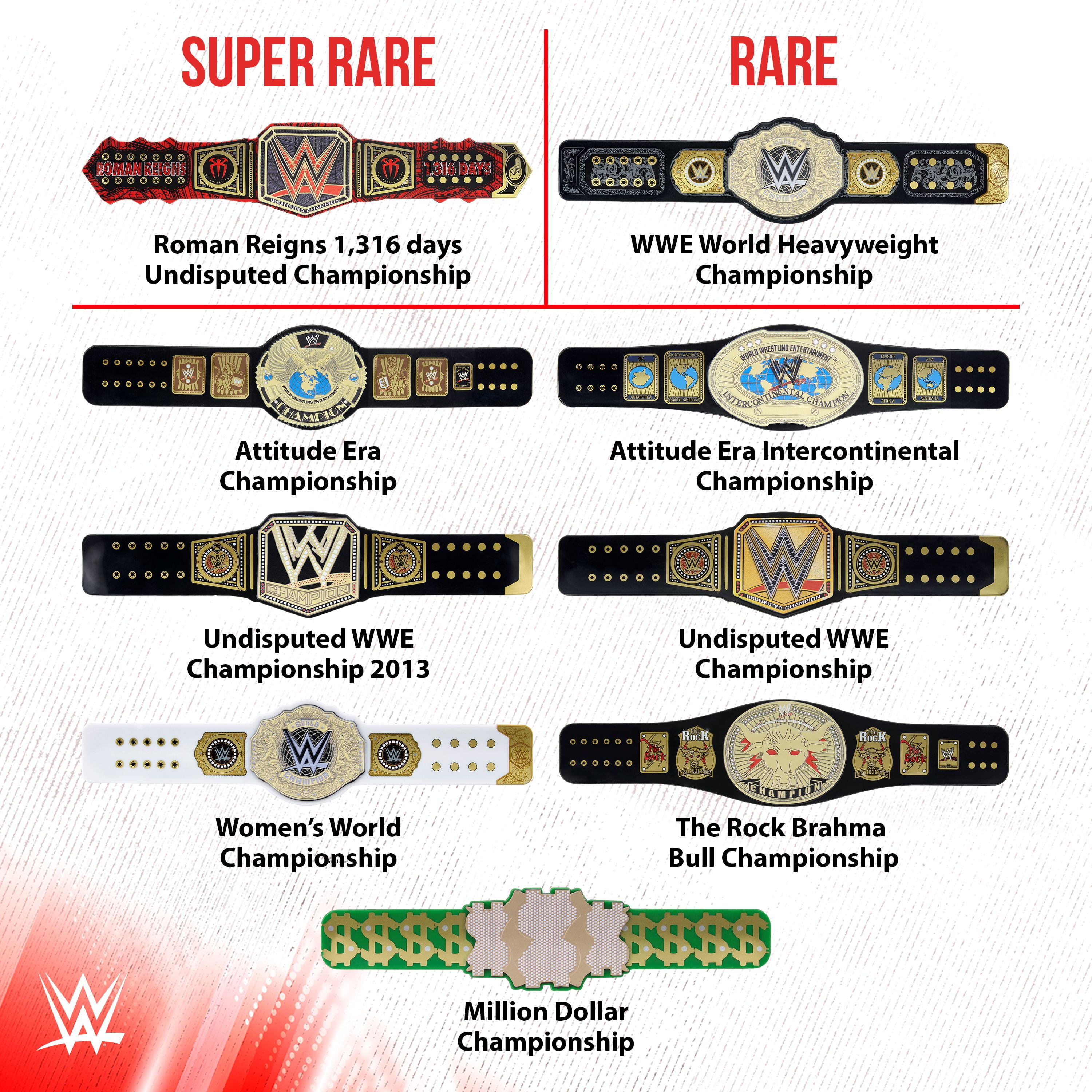 WWE Championship Title Slap Bands - Series 2 Action Figure Blind Bag, Children Ages 3+