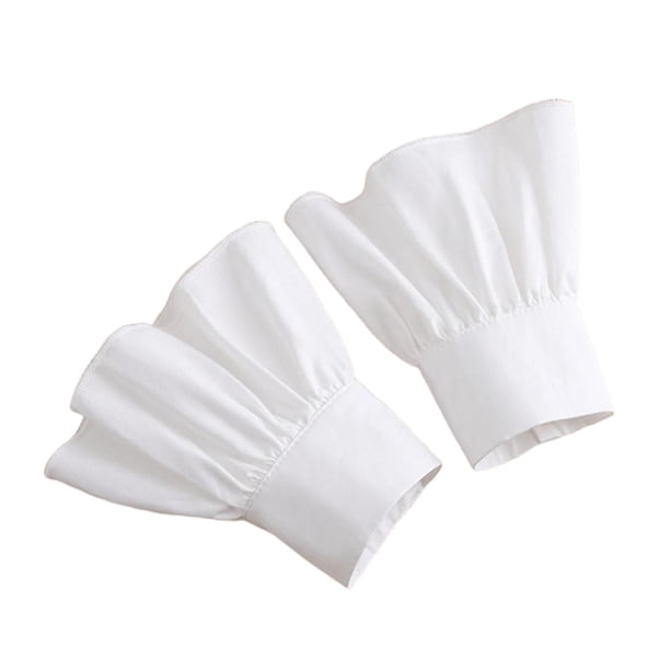 1 par de puños con volantes para vestidos, blusas, suéteres o mangas de chaquetas Estilo B