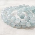thumbnail image 2 of AAA Aquamarine Beads Bracelet, Natural Aquamarine Bracelet, March Birthstone, Elastic Band, Bangle, Christmas Gift, Unisex Jewelry, Gift for Her, Women Bracelet, Men Bracelet, Spiritual Bracelet, 2 of 9