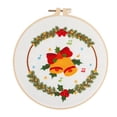thumbnail image 1 of Embroidery Starter DIY Including Stamped Cloth with Pattern, Stitch Starter Christmas Theme -, 1 of 8