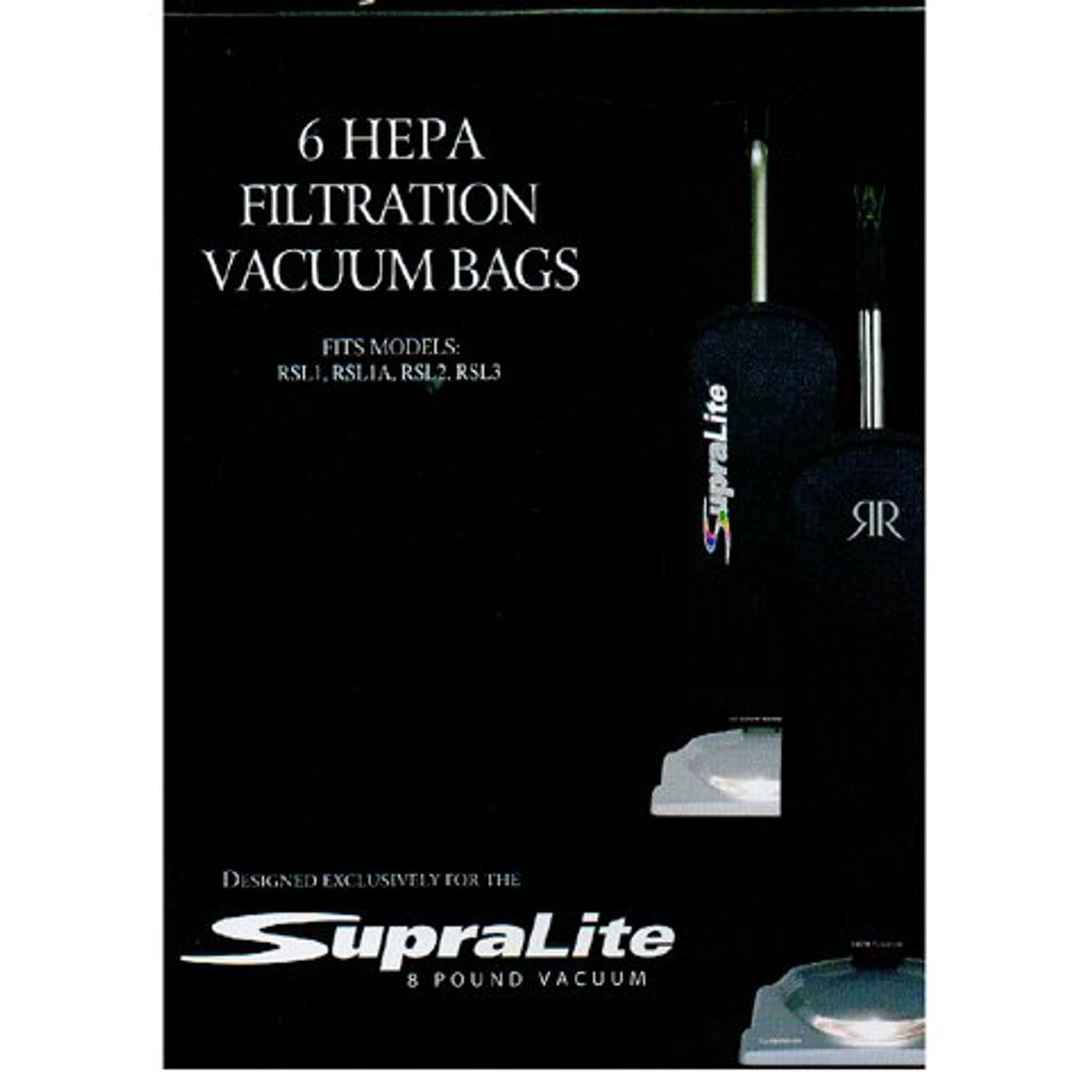 Riccar Vacuum Cleaner HEPA Bags Type F,6 count