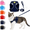 Navy Blue, variant on Escape Proof Cat Harness, Escape Proof Breathable Adjustable Vest  , Reflective Strip for Night Safety, Ideal for Outdoor Walking & Travel, Fits Small Medium Large Cats