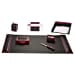 thumbnail image 3 of Dacasso Wood & Leather Desk Set, 7pcs, Rosewood, 3 of 4