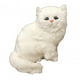 thumbnail image 2 of Gato Realista de Peluche, Juguetes para Gatos, Gatitos, Animales Pequeños de Peluche, Figuras de Gatitos, Juguete para Mesa, Juguete para Niños Y Niña Blanco Hugo Gato de peluche, 2 of 10