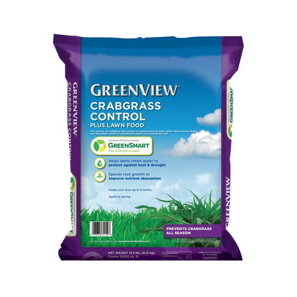GreenView Crabgrass Control Plus Lawn Food 13.5 lb. Covers 5,000 sq