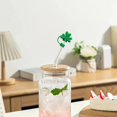 thumbnail image 4 of Stanley Straw Cover Topper, 1Pcs St Patricks Day Straw Cap for Cup Accessories Saint Patricks Day Gnomes Shamrock Toppers Covers for Stanley 40 & 30 oz Tumbler (Green), 4 of 4