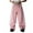 Pink, variant on Aocisk Retro Street Style Wide Leg Pants for Women Straight Leg Loose Fit Casual Denim Jeans for Everyday Comfort and Fashion with Versatile Design Pink L