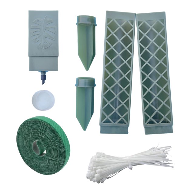 Postes de musgo autorriegos para plantas trepadoras de interior. Kit de estacas de soporte en forma de D. Estaca de soporte semi-monstera para plantas de interior.